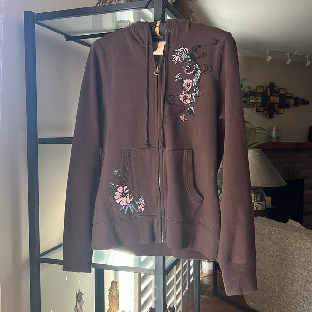 Lucky Brand brown sweatshirt Hoodie